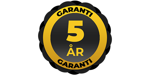 5 års garanti 5 års garanti